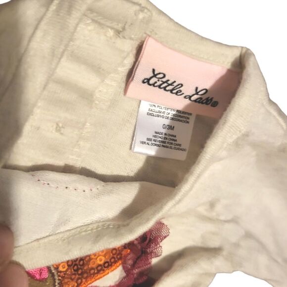 Little Lass Turkey Tutu 3 Pc Baby Outfit - Picture 4 of 4